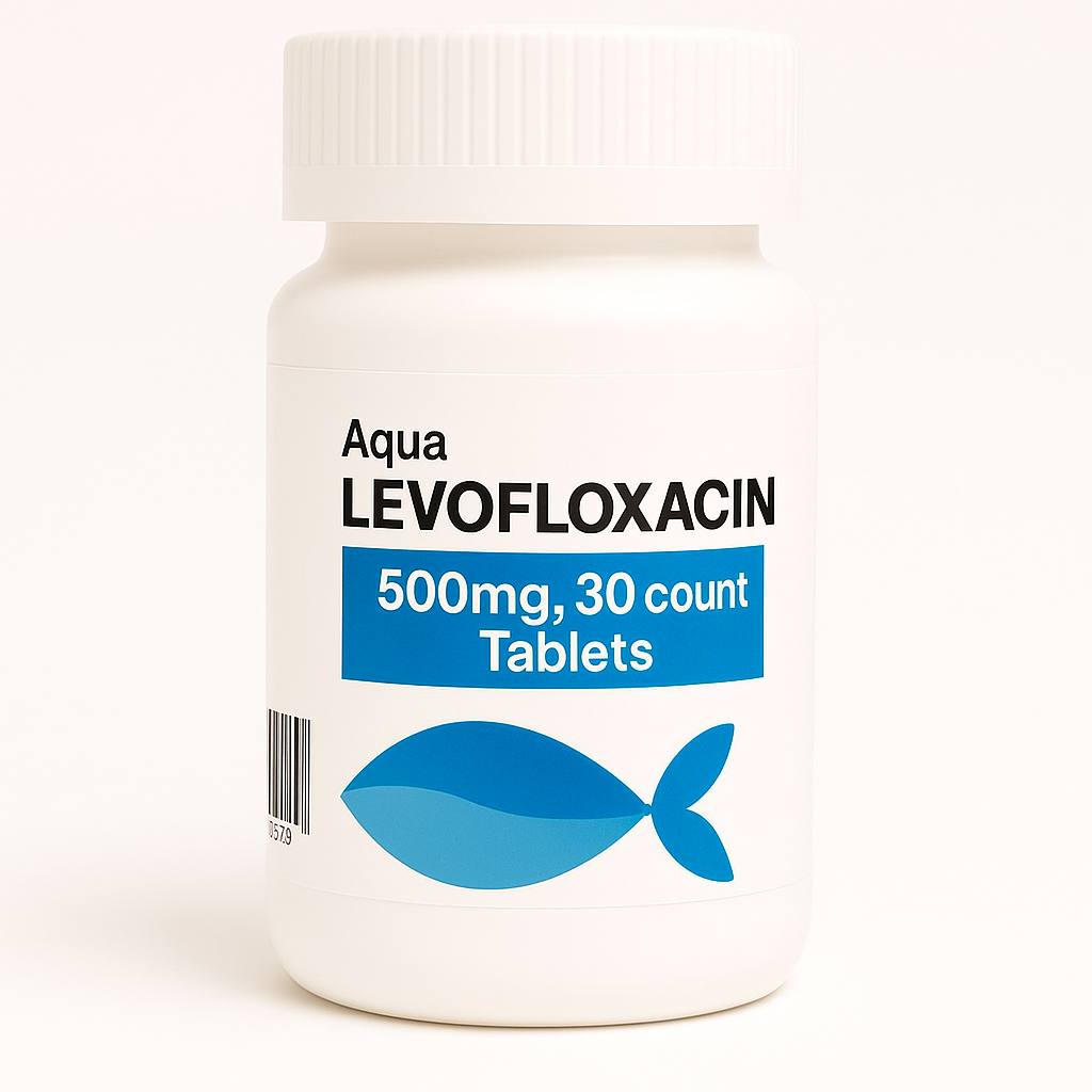 Fish Levofloxacin – 500mg – 30 Tablets