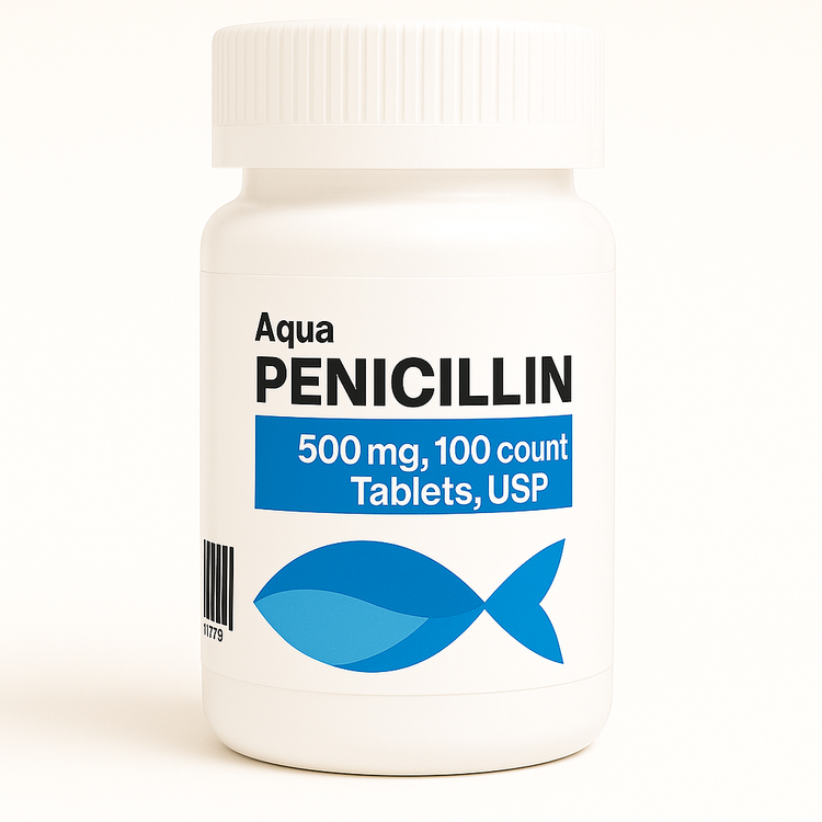 Aqua Pen Penicillin 500mg 100 Tablets