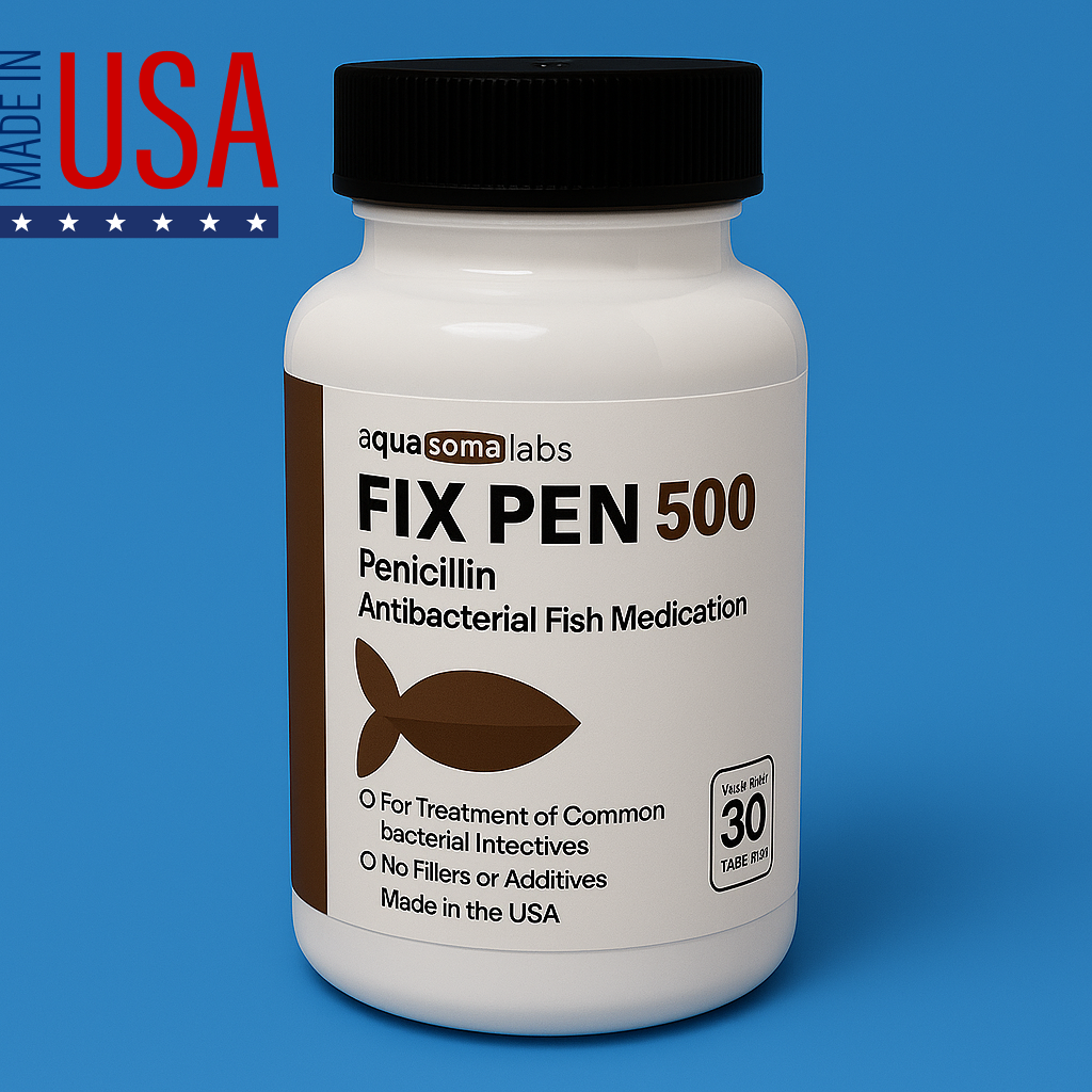 Fish Pen 500mg Tablets – Powerful Aquarium Antibiotic for Fin Rot ...