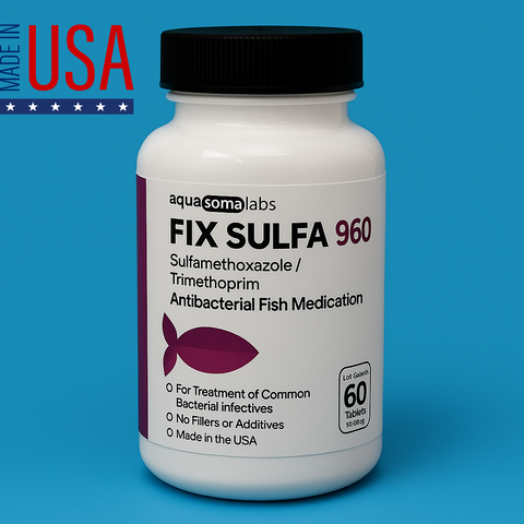 Fish Sulfa 960mg 60 Tablets Antibacterial Treatment